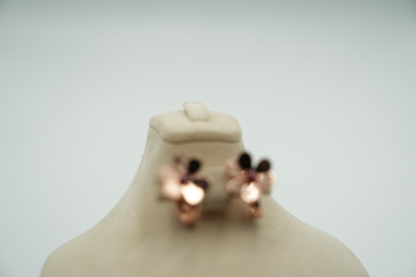 Frivole Clover earrings 925 silver 18k rose gold plated