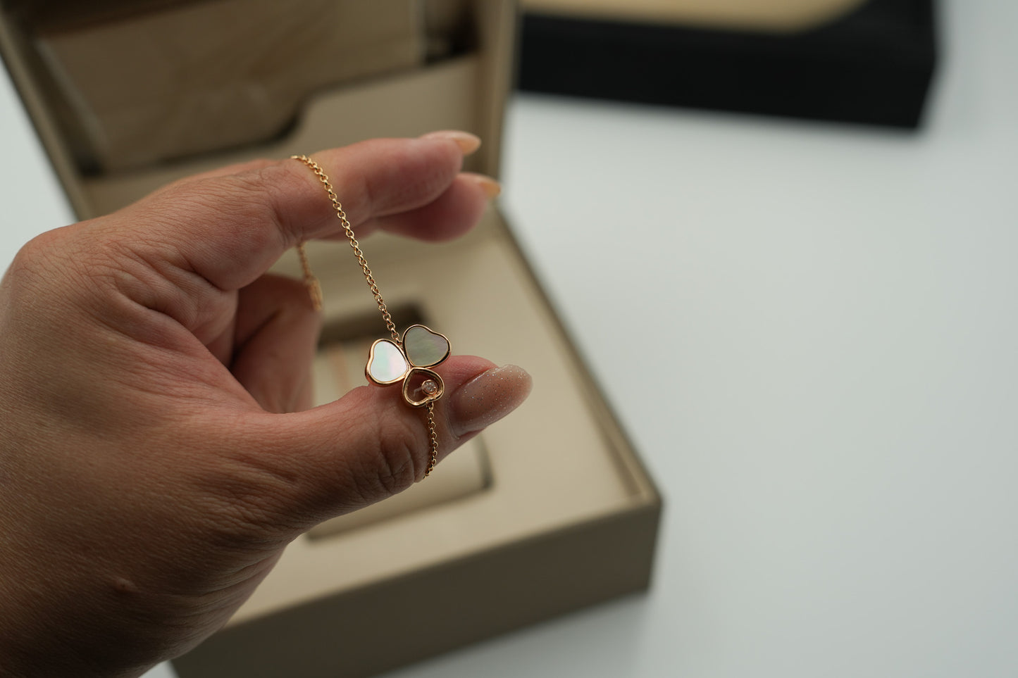 One clover bracelet 925 silver 18k gold plated