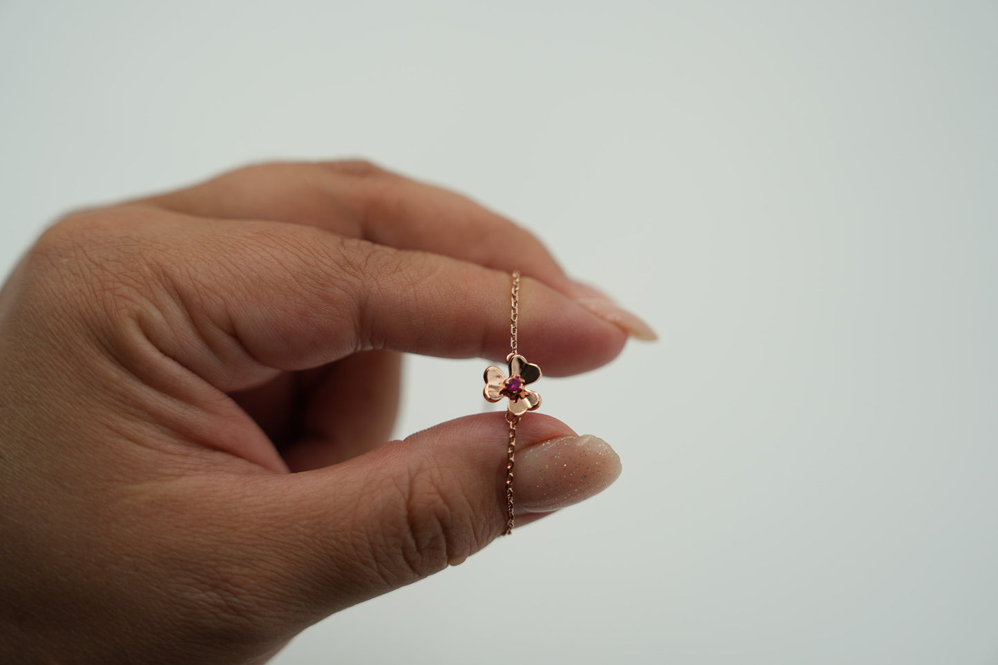 Sweet Frivole clover bracelet 925 silver 18k gold plated