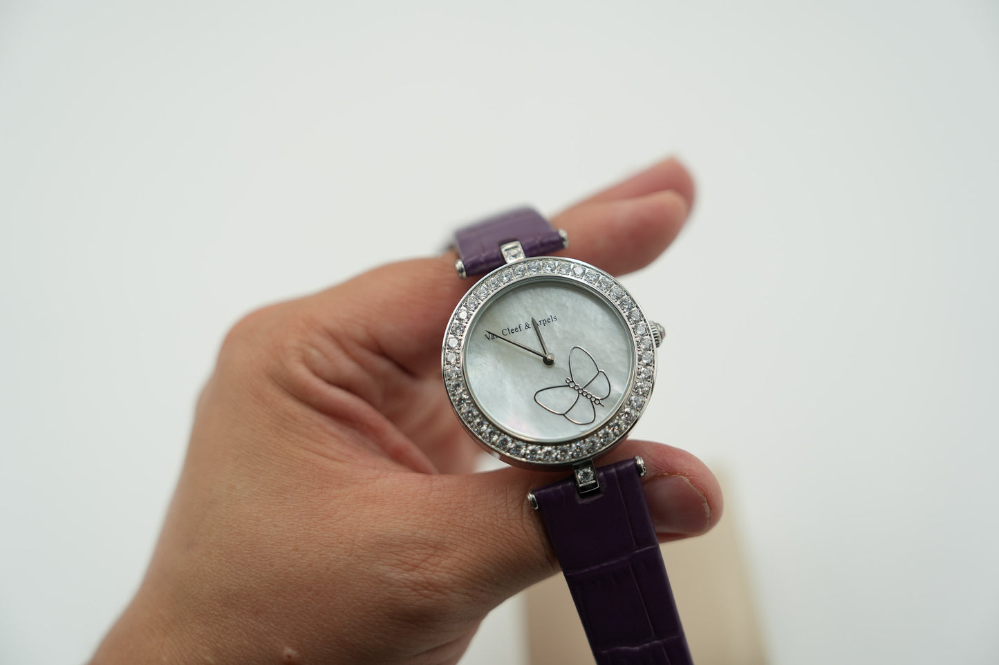 Mother of pearl Dial Magic Watch Bracelet Quartz Watch Butterfly Clover watch