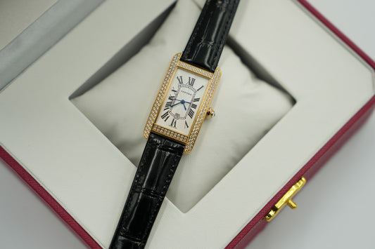 Square fashion luxury watch leather strap quartz watch gold color