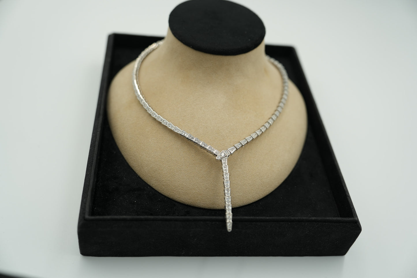 Serpenti necklace  925 silver 18k gold plated